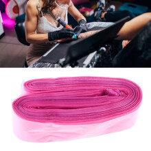100 Stück Tattoo Clip-Cord Abdeckungen Pink 5x60cm