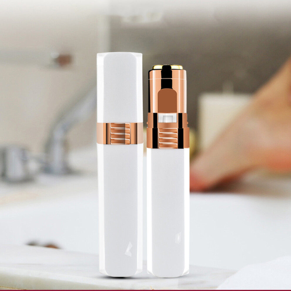White Women Electric Facial & Body Hair Remover Trimmer, Washable, Compact,