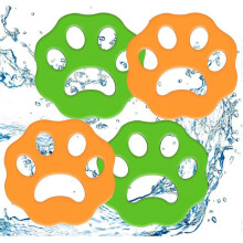 4 Pack Pet Hair Remover for Laundry Laundry Hair Catcher Washing Machine Lint Remover Reusable - Pet Fur Laundry Hair Remover for Laundry Bedding