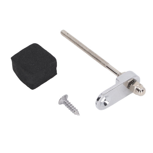 High Strength Metal Silver Mandolin Pickguard Mounting Bracket with Screw 1