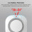 Zigbee Wireless Smoke Detector 80dB 106x106x41.5mm Home Safety Sensor 12
