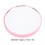 Specchio ingrandente 10x, 7,5 cm, rosa, 2 ventose 2