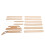 12Pcs Beech Wood Weaving Shuttle Kit for Looms, Handcraft Tool Set 13
