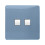 Trendi Switch Trendi Switch 2 Gang RJ45 Cat 6 Modern Designer PC Ethernet Socketin Sky Blue 1