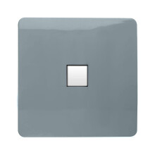 Trendi Switch 1 Gang RJ45 Cat 6 Modern Designer PC Ethernet Socketin Cool Grey