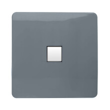 Trendi Switch 1 Gang RJ45 Cat 6 Modern Designer PC Ethernet Socketin Warm Grey