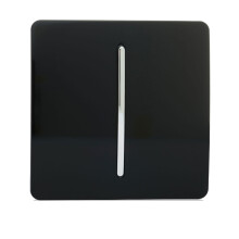 Trendi Switch 10A Triple Pole Bathroom Fan Isolator Switchin Piano Black