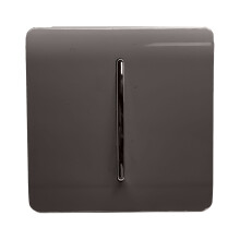 Trendi Switch 10A Triple Pole Bathroom Fan Isolator Switchin Dark Mocha Brown