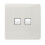 Trendi Switch Trendi Switch 2 Gang RJ45 Cat 6 Modern Designer PC Ethernet Socketin Ice White 1