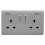 Trendi Switch Trendi Switch 2 Gang USB 3100mA Plug Socketin Light Grey 1