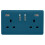 Trendi Switch Trendi Switch 2 Gang USB 3100mA Plug Socketin Midnight Blue 1
