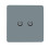 Trendi Switch Trendi Switch 2 Gang F-Type Satellite Television Socket in Cool Grey 1
