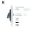 Trendi Switch Trendi Switch 2 Gang F-Type Satellite Television Socket in Ice White 3
