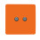 Trendi Switch Trendi Switch 2 Gang F-Type Satellite Television Socket Sunset Orange 1