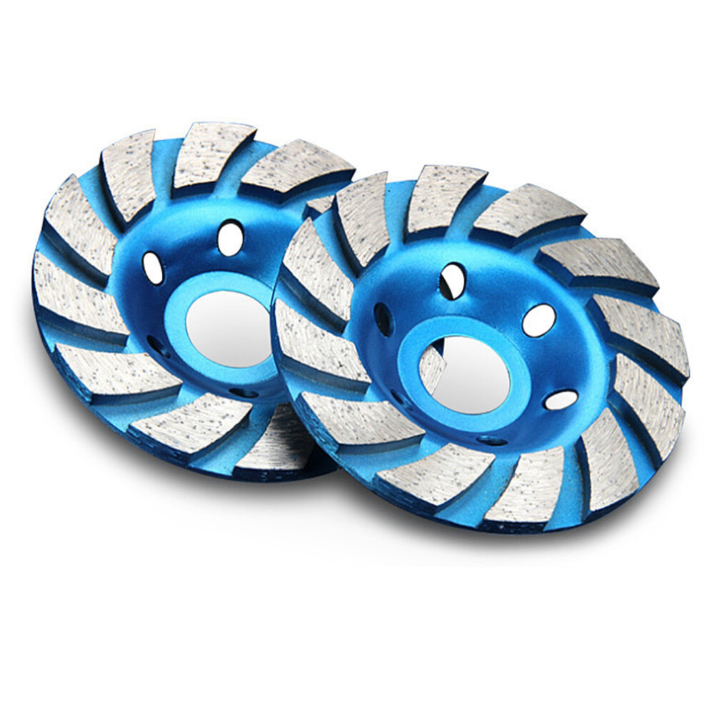 Diamond Grinding Disc 100Mm Blue Bowl-Type Wheel For Concrete & Marble Polishing 8371332512557