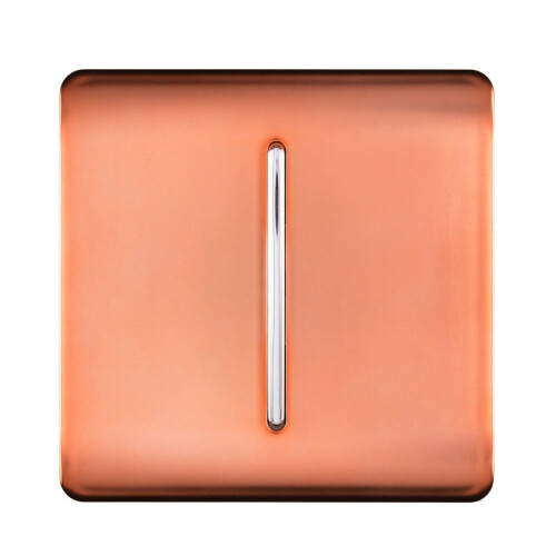 Trendi Switch Trendi 10A Triple Pole Bathroom Fan Isolator Switch in Copper
