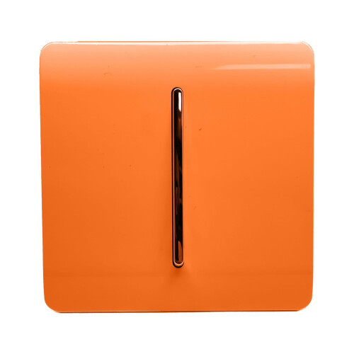Trendi Switch Trendi 10A Triple Pole Bathroom Fan Isolator Switch in Sunset Orange