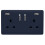 Trendi Switch Trendi Switch 2 Gang USB 3100mA Plug Socket in Navy Blue 1