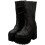 Buffalo (6.5) Buffalo Killah Patch Vegan Womens Heeled Boots in Black 6