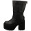 Buffalo (6.5) Buffalo Killah Patch Vegan Womens Heeled Boots in Black 3