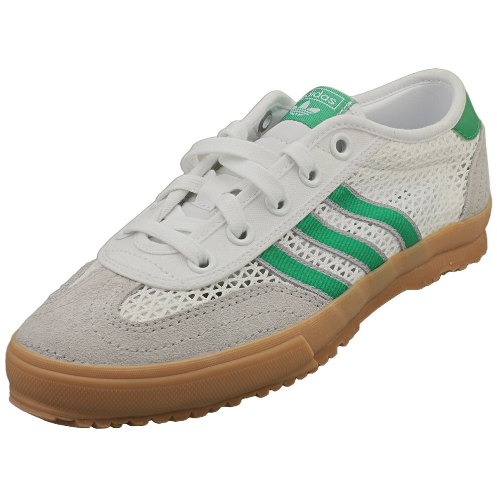 Adidas (3) Tischtennis Womens Fashion Trainers In White Green