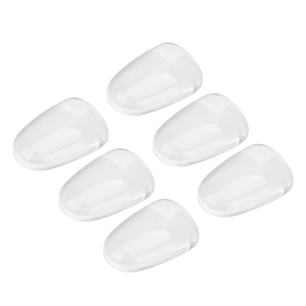 Round Head 50pcs Glass Nail Color Tips - Ideal for Nail Art Practice