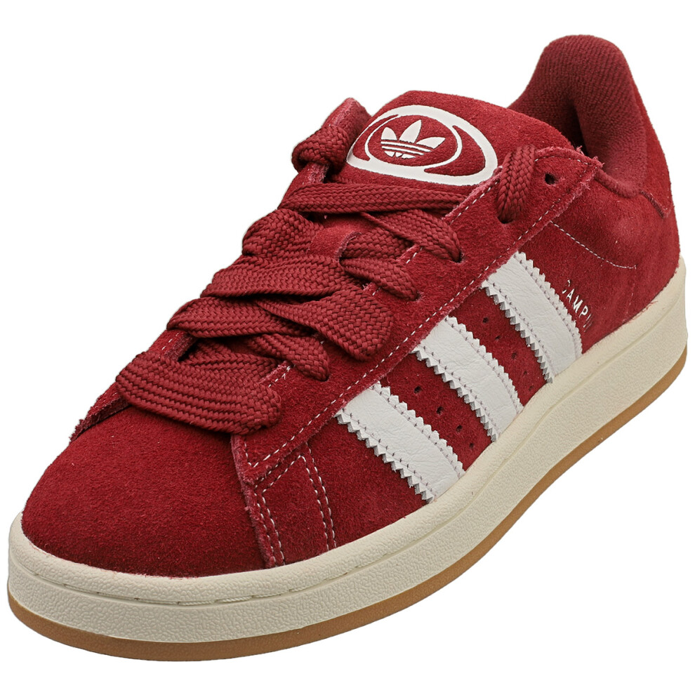 Adidas (4) Campus 00S Mens Fashion Trainers In Burgundy White