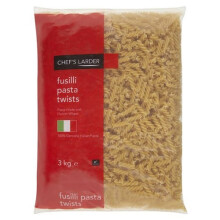 Chef's Larder Fusilli Pasta Twists 4x3kg