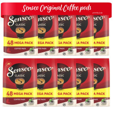 10 x Packs of Senseo Regular Coffee Capsules (48 Capsules)