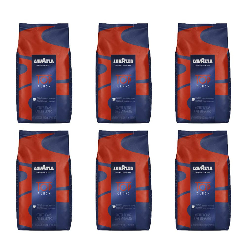 Lavazza Top Class Coffee Beans 1Kg (6 Pack)