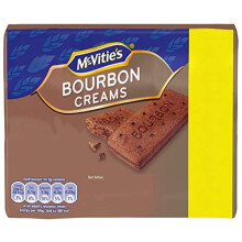 McVities Tasties Bourbon Creams Chocolate Biscuits 300g (24 Packs)