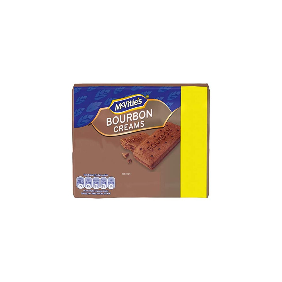 Mcvities Tasties Bourbon Creams Chocolate Biscuits 300G (24 Packs)