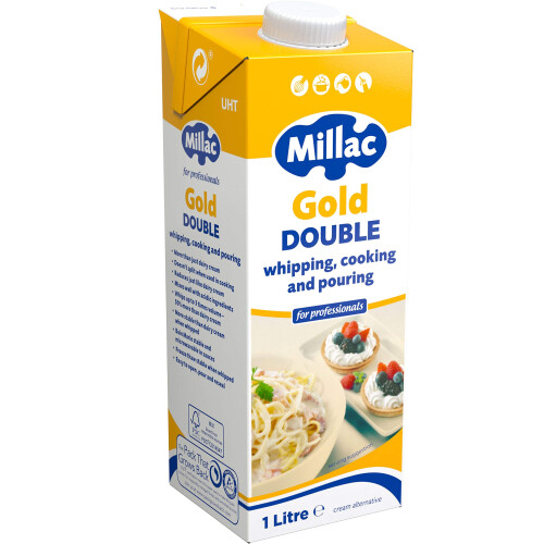 Millac UHT Gold Double Cream Alternative - 12x1ltr