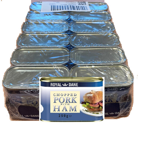 Royal Dane Chopped Ham With Pork 12 x 250g 2