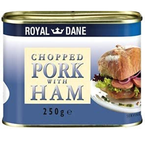Royal Dane Chopped Ham With Pork 12 x 250g