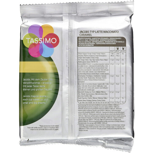 Tassimo Tassimo Jacobs Latte Macchiato Caramel Coffee Pods -5 Pack (40 Drinks) 1