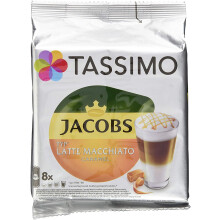 Tassimo Jacobs Latte Macchiato Caramel Coffee Pods -5 Pack (40 Drinks)