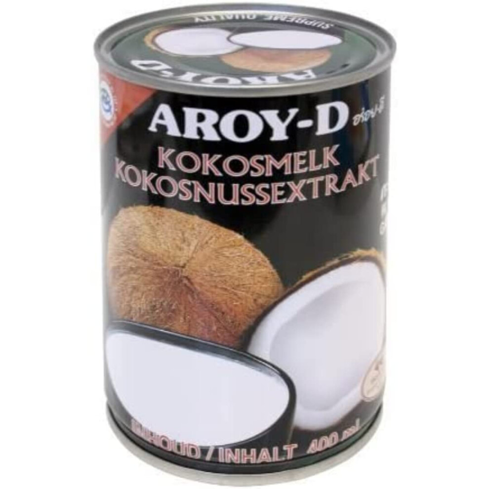 Aroy-D Coconut Milk 24 x 400ml-image-OPC-PJBDWV9-NEW