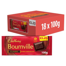 Cadbury Bournville Classic 100g x18 Bars