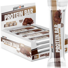 Per4m On-the-Go Protein Bar | High Protein, Low Sugar Bar with 20g Protein | Nutritional & Healthy Gym Snack Bar | Box of 12 x 62g (Box, Chocolate