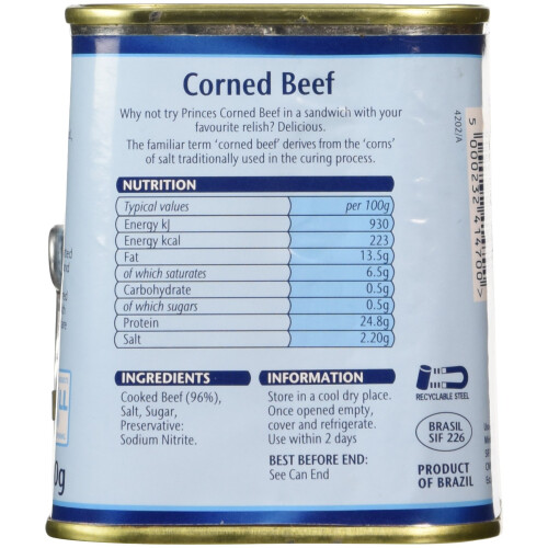 Princes Corned Beef 340 g (Pack of 6) 1