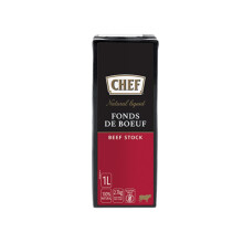 Chef All Natural Beef Stock 1lt
