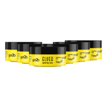 got2b Glued Spiking Wax 75 ml, Spiking Wax with Ultra Strong Hold, For Moldable, Tough Looks, With Screaming Hold, Vegan* Formula (Pack of 6)