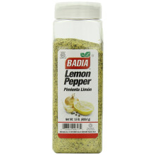 Badia Lemon Pepper 680.4g (1.5lbs) (Pack of 6) - American Import - Pimienta Limon - Gluten Free