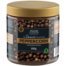 Essential Cuisine Peppercorn Concentrated Sauce Base 800g - Rich Beef & Veal Stock Peppercorn Sauce for Gourmet Dishes