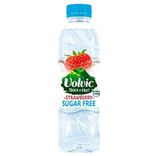 Volvic Sugar Free Touch of Fruit Natural Flavoured Water Strawberry 24 x 500ml Bottles