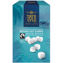 Tate & Lyle White Rough Cut Sugar Cubes - 8x1kg