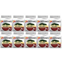Tassimo Jacobs Caffe Crema Classico XL Coffee Pods - 10 Packs (160 Drinks)