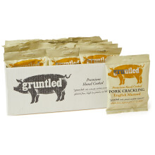Gruntled Premium Pork Crackling English Mustard, 20 x 35g Box