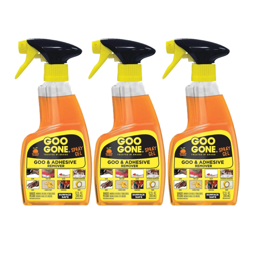 Goo Gone Original Spray Gel, Single 12Oz Bottle, 12 Fl Oz (3) 5051220904383